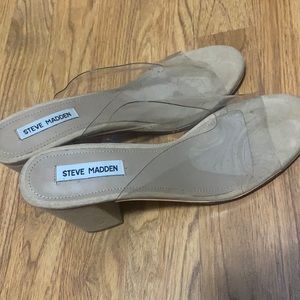 Steve Madden Clear Heels